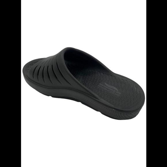 Skechers Womens GO Refresh Arch Fit Recovery Slide Sandals Black - Medium - Picture 3 of 3